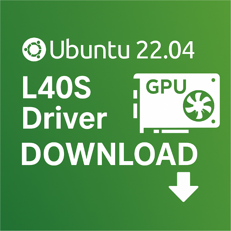 l40s ubuntu 드라이버 다운로드